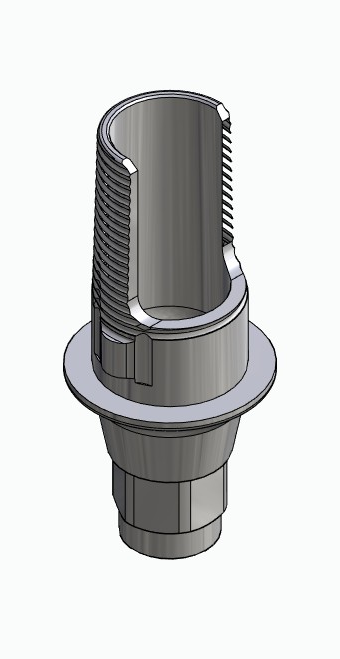 BIONIKA HICON, Flexi base, implant level, positioned, type-A