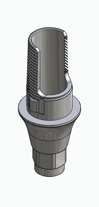 BIONIKA HICON, Flexi base, implant level, positioned, type-A