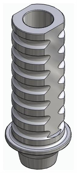 BIONIKA HICON, Temporary abutment, implant level, non-positioned