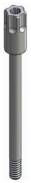 BIONIKA HICON, Impression coping screw, open tray, long