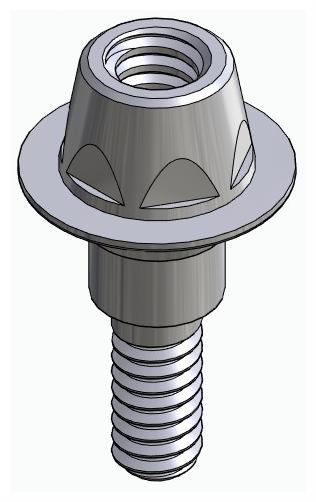 BIONIKA HICON, Multi-unit abutment, straight, screwable, narrow, LT2.7