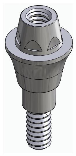 BIONIKA HICON, Multi-unit abutment, straight, screwable, narrow, LT2.7
