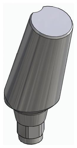 BIONIKA HICON, Universal abutment, angled, positioned, type-B