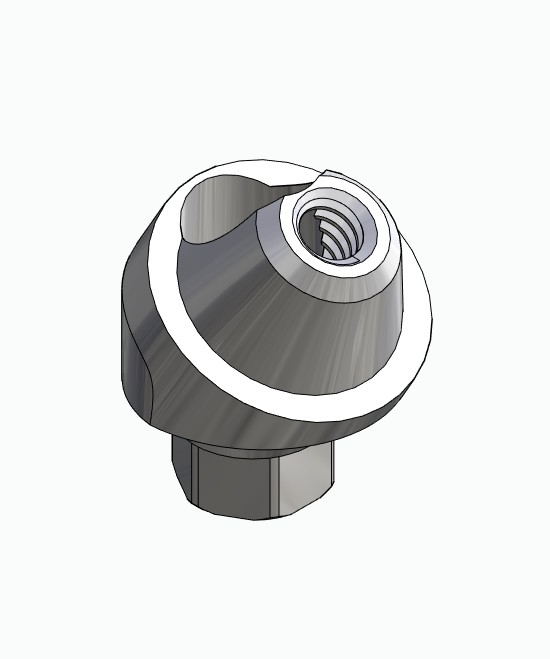 BIONIKA PRIMER, Multi-unit abutment, angled, positioned, wide, LT2, type-A