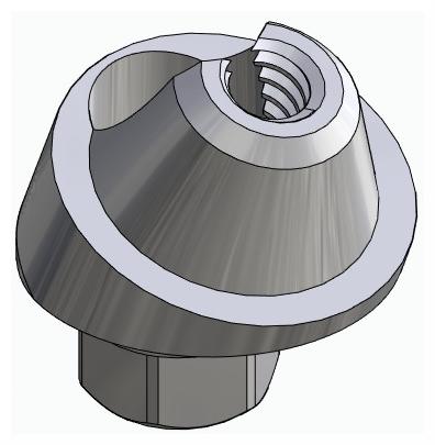 BIONIKA PRIMER, Multi-unit abutment, angled, positioned, wide, LT2, type-B