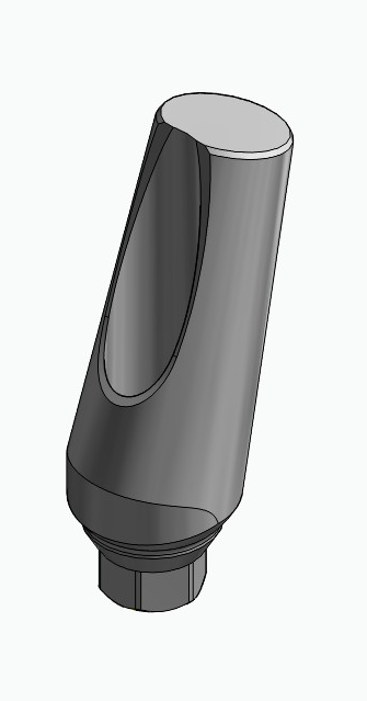 BIONIKA PRIMER, Universal abutment, angled, positioned, type-A