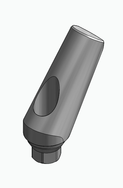 BIONIKA PRIMER, Universal abutment, angled, positioned, type-B