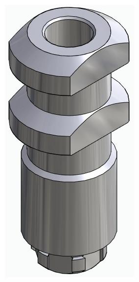 BIONIKA NO, Impression coping for open tray, uniform, positioned
