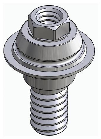 BIONIKA NO, Multi-unit abutment, straight, screwable, wide, LT2