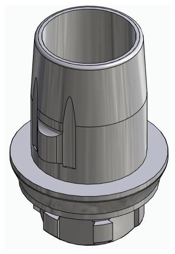 BIONIKA NO, Titanium base, positioned