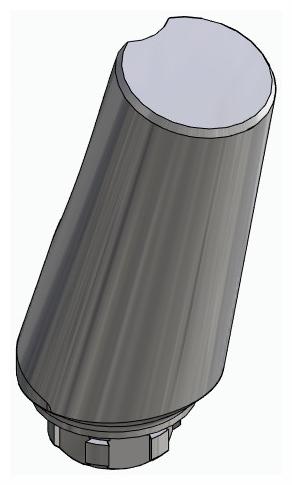 BIONIKA NO, Universal abutment, angled, positioned, type-B