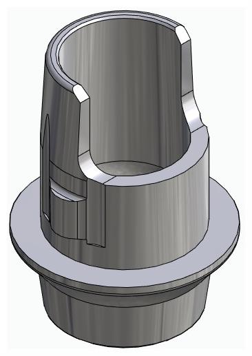 BIONIKA DT2, Flexi base, implant level, non-positioned