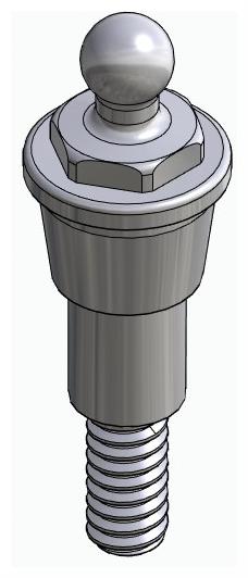 BIONIKA DT2, Ball abutment, OC, micro