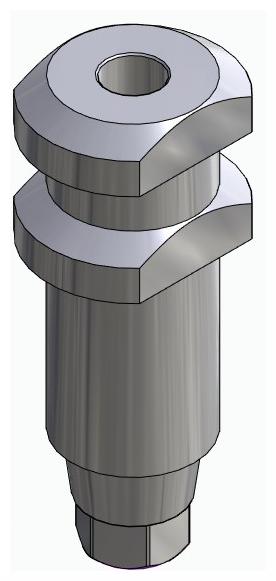 BIONIKA DT2, Impression coping for open tray, uniform, positioned