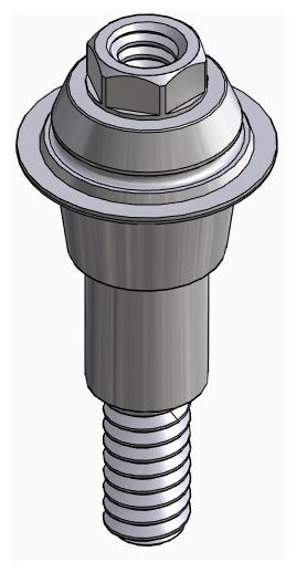 BIONIKA DT2, Multi-unit abutment, straight, screwable, wide, LT2