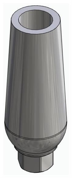 BIONIKA BH, Universal abutment, straight, positioned