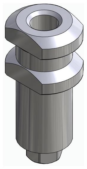 BIONIKA FP, Impression coping for open tray, uniform, positioned