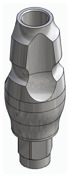 BIONIKA FP, Impression coping for closed tray, uniform, positioned
