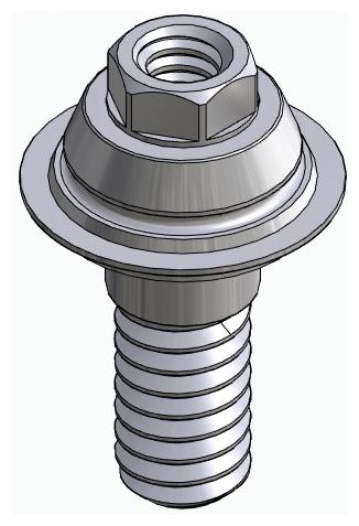BIONIKA FP, Multi-unit abutment, straight, screwable, wide, LT2