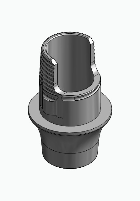 BIONIKA MG, Flexi base, implant level, non-positioned