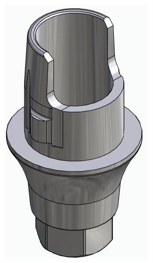 BIONIKA MG, Flexi base, implant level, positioned, type-A