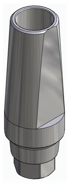 BIONIKA MG, Narrow abutment, straight, positioned