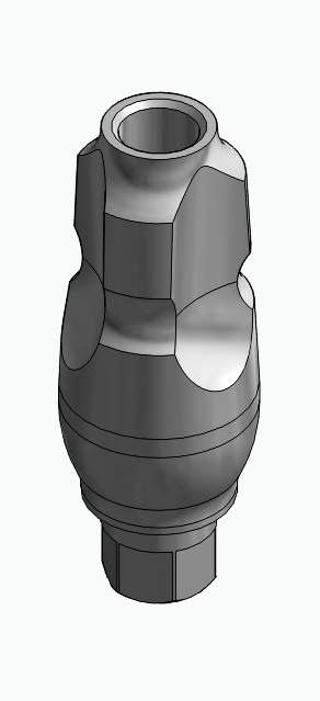 BIONIKA MG, Impression coping for closed tray, uniform, positioned