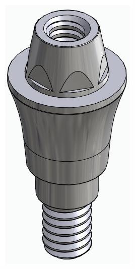 BIONIKA MG, Multi-unit abutment, straight, screwable, narrow, LT2.7