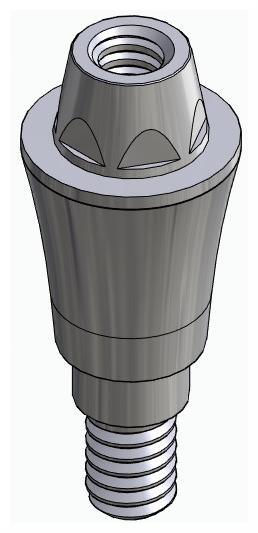 BIONIKA MG, Multi-unit abutment, straight, screwable, narrow, LT2.7
