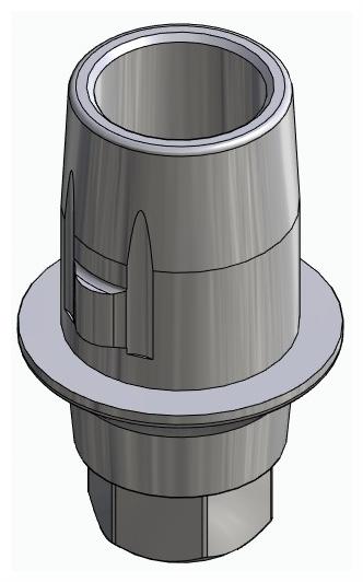 BIONIKA MG, Titanium base, positioned