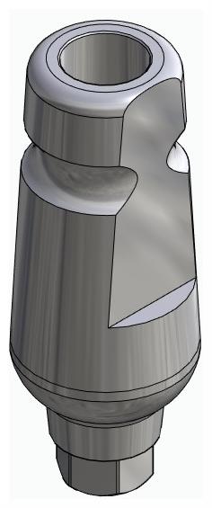 BIONIKA MG, Universal abutment, straight, IC, positioned