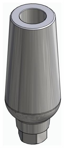 BIONIKA MG, Universal abutment, straight, positioned