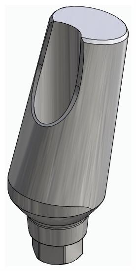 BIONIKA MG, Universal abutment, angled, positioned, type-B