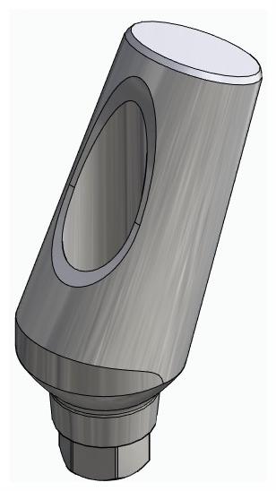 BIONIKA MG, Universal abutment, angled, positioned, type-B