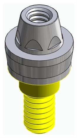 BIONIKA AT, Multi-unit abutment, straight, screwable, narrow, LT2.7