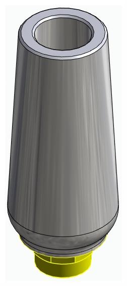 BIONIKA AT, Universal abutment, straight, positioned