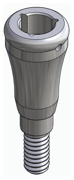 BIONIKA SGD, Locator abutment, straight