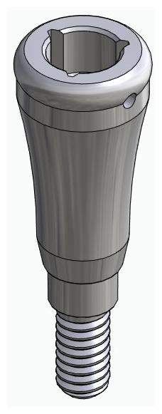 BIONIKA SGD, Locator abutment, straight