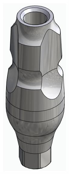 BIONIKA SGD, Impression coping for closed tray, uniform, positioned