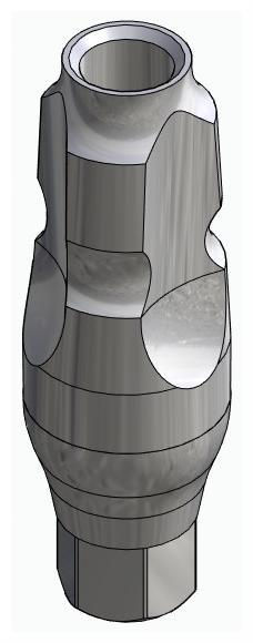 BIONIKA SGD, Impression coping for closed tray, uniform, positioned