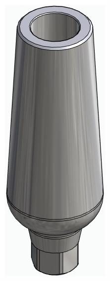 BIONIKA SGD, Universal abutment, straight, positioned