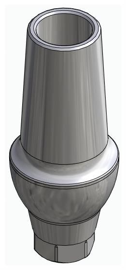 BIONIKA MO, Anatomic abutment, straight, positioned