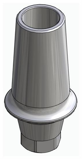 BIONIKA MO, Anatomic abutment, straight, positioned