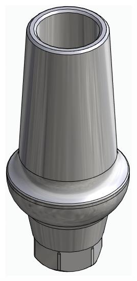 BIONIKA MO, Anatomic abutment, straight, positioned