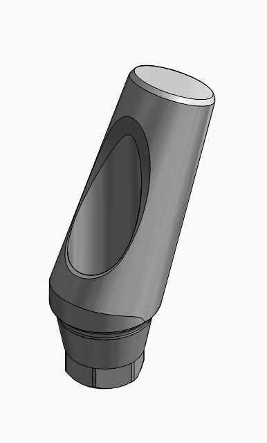 BIONIKA MO, Narrow abutment, angled, positioned, type-A