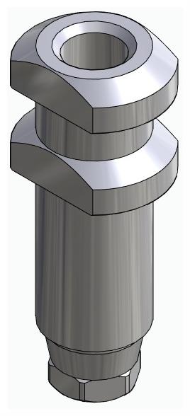 BIONIKA MO, Impression coping for open tray, uniform, positioned