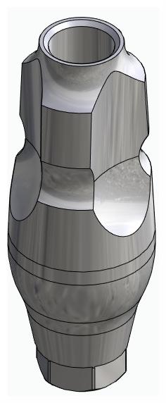 BIONIKA MO, Impression coping for closed tray, uniform, positioned