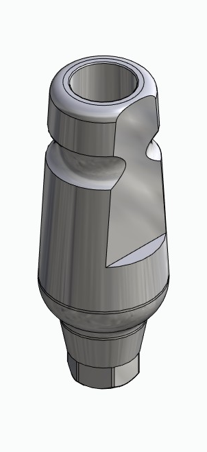 BIONIKA MO, Universal abutment, straight, IC, positioned