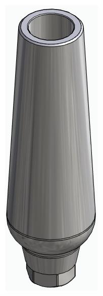 BIONIKA MO, Universal abutment, straight, positioned