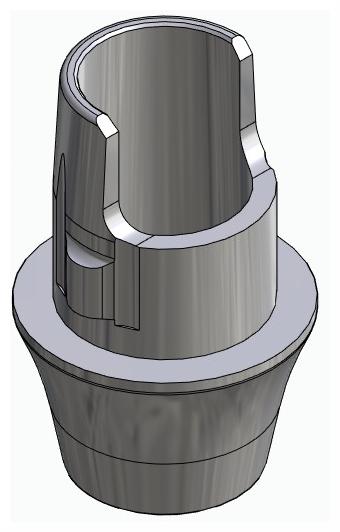 BIONIKA DENTUM, Flexi base, implant level, non-positioned